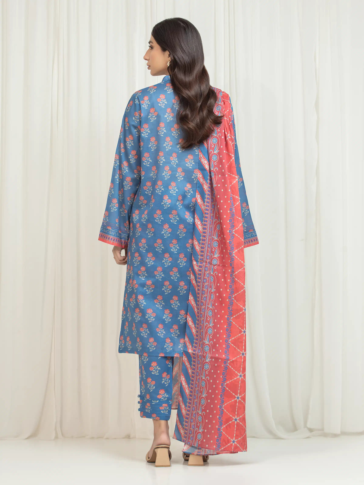 Printed Lawn Suit - EWU6A1-36756-3P