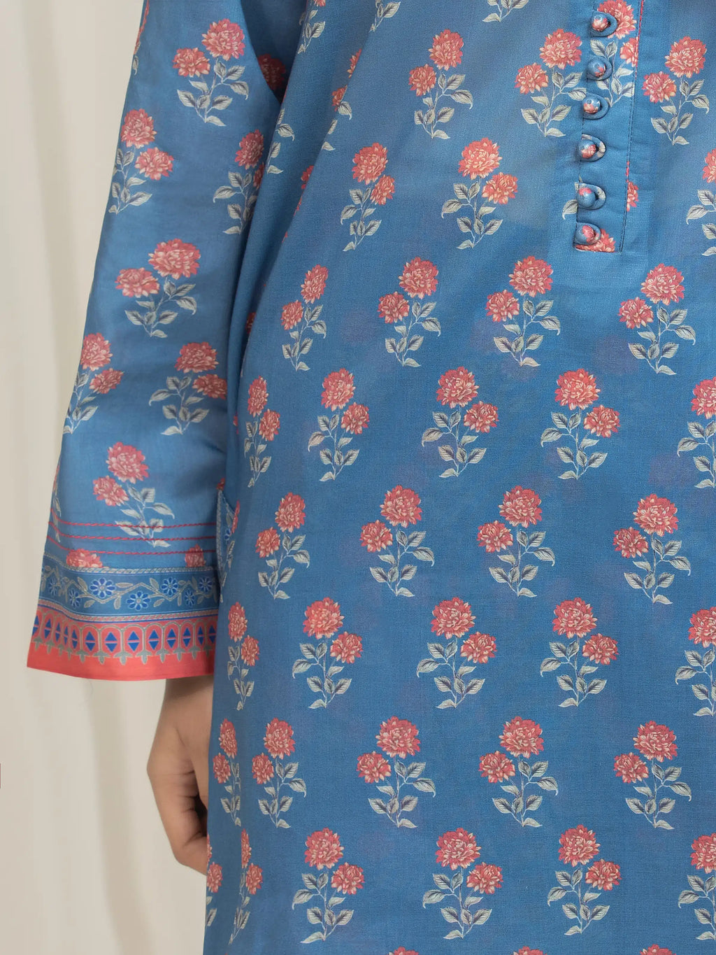 Printed Lawn Suit - EWU6A1-36756-3P