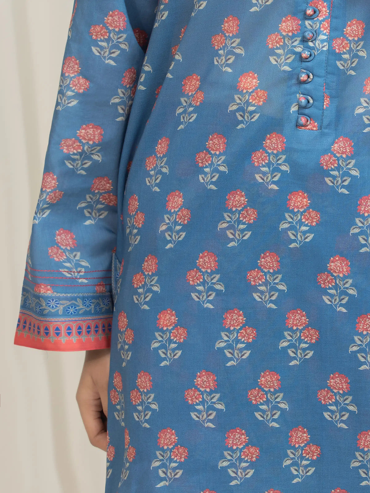 Printed Lawn Suit - EWU6A1-36756-3P
