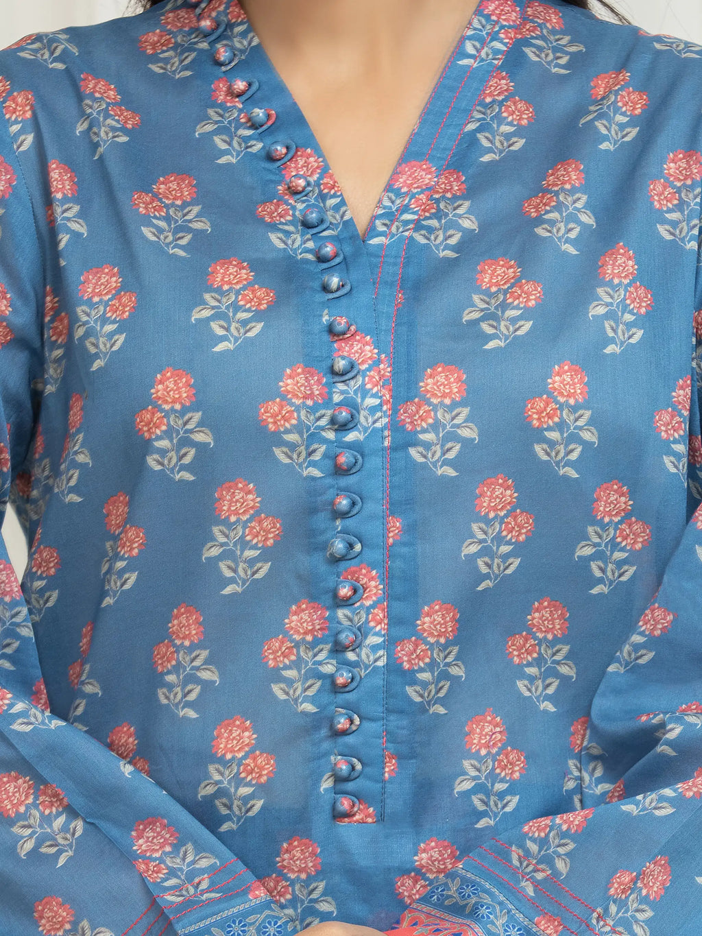 Printed Lawn Suit - EWU6A1-36756-3P