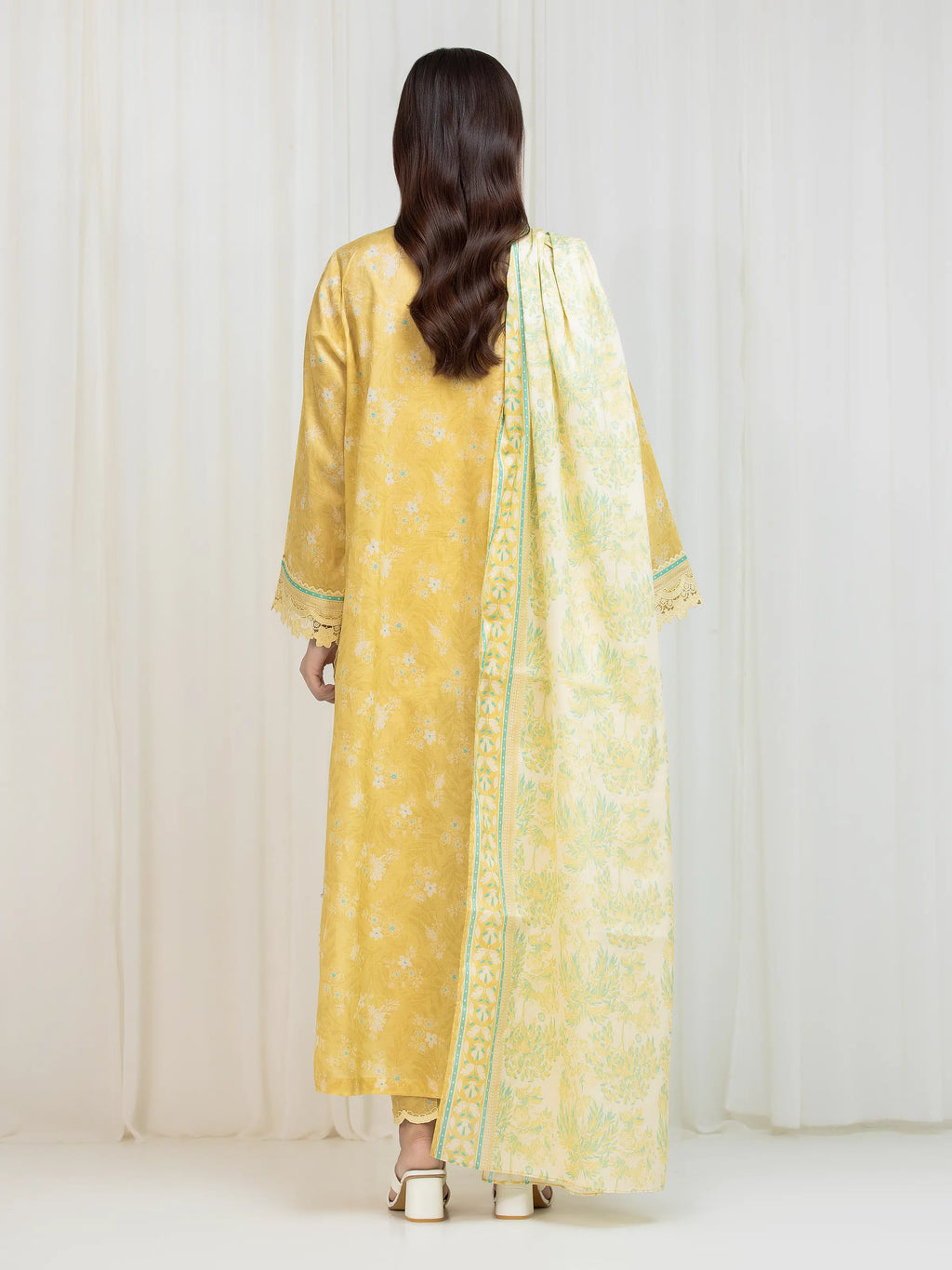 Printed Lawn Suit - EWU6A1-36757-3P