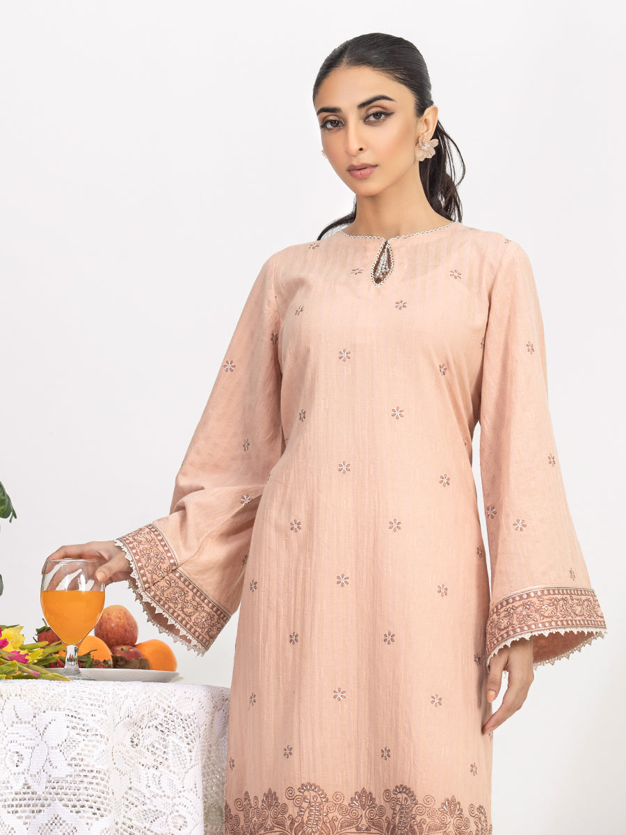 Pret 1Pc Embroidered Cotton Shirt - A-WPE1S23-387
