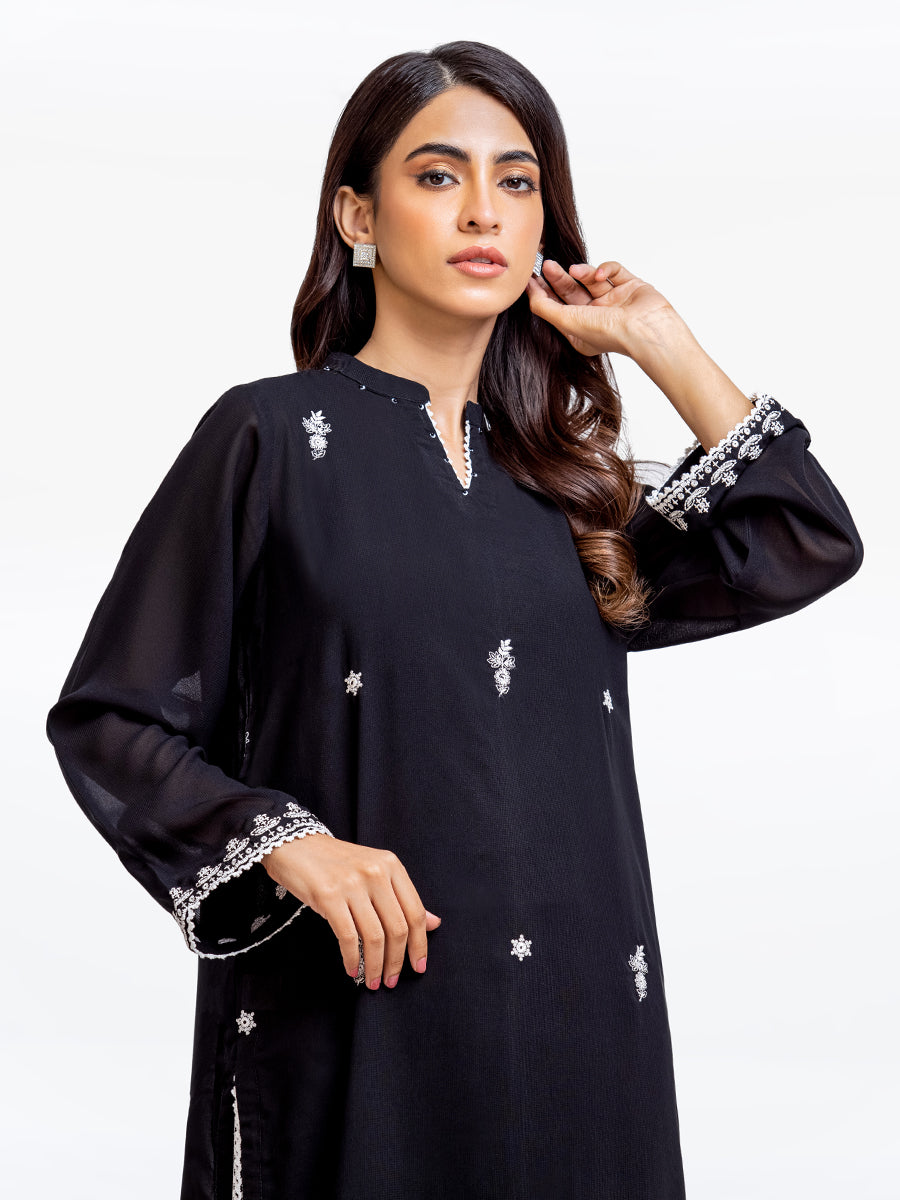 Pret 1Pc Embroidered Cotton Shirt - A-WPE1S23-438