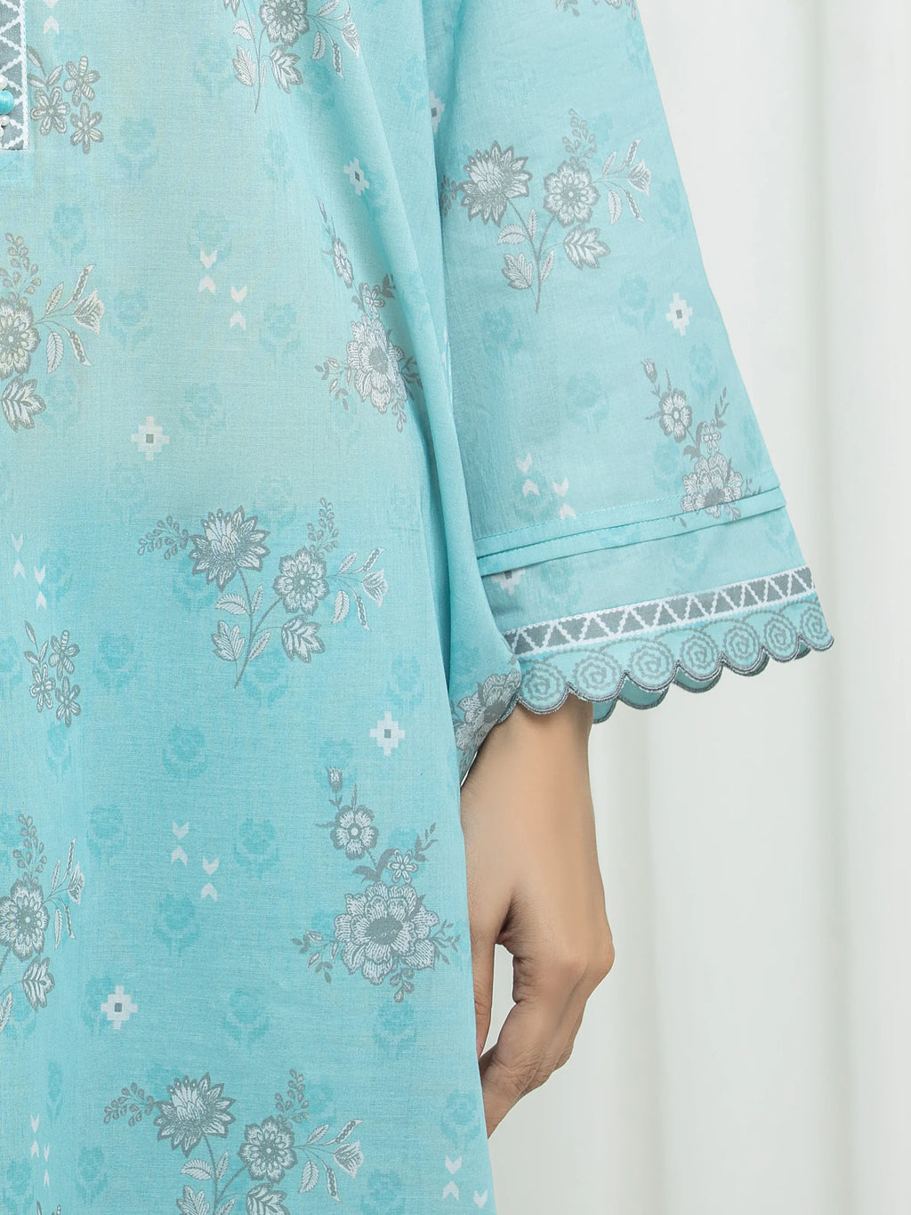 Printed Lawn Suit - EWU6A1-36676-3P