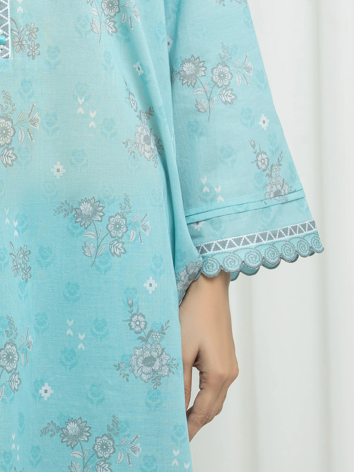 Printed Lawn Suit - EWU6A1-36676-3P