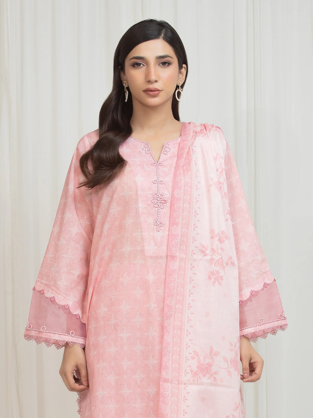 Printed Lawn Suit - EWU6A1-36759-3P
