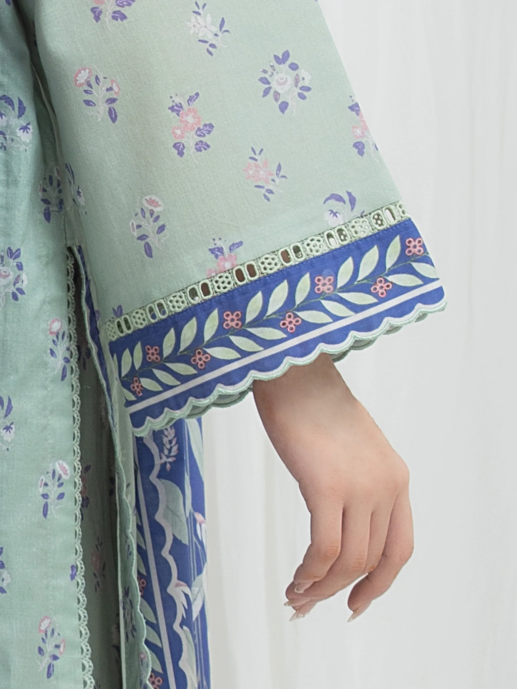 Printed Lawn Suit - EWU6A1-36765-3P