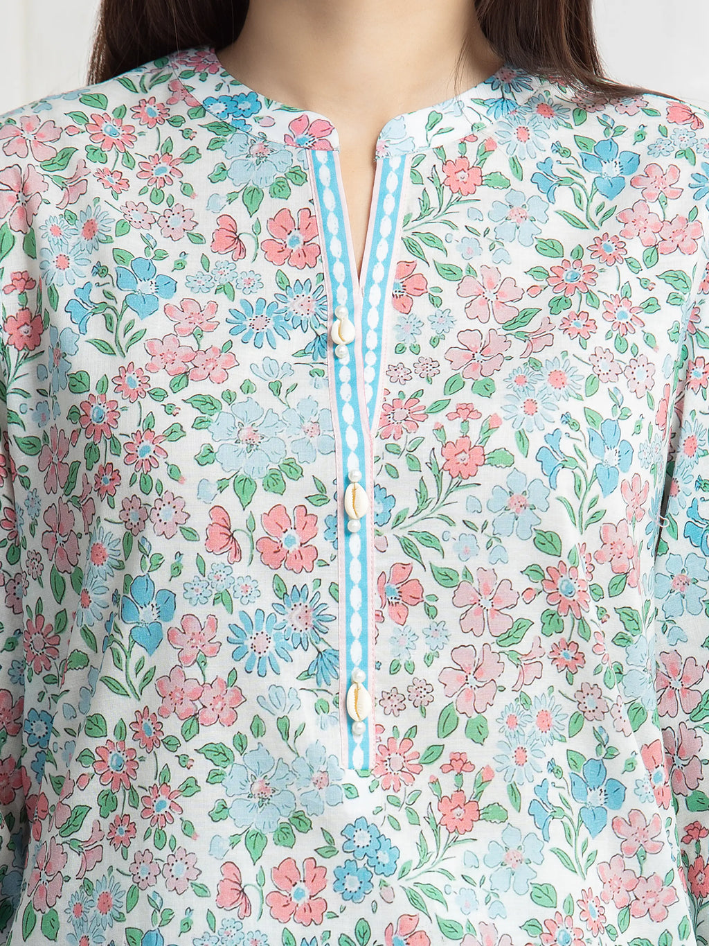 Printed Lawn Suit - EWU6A1-36771-3P