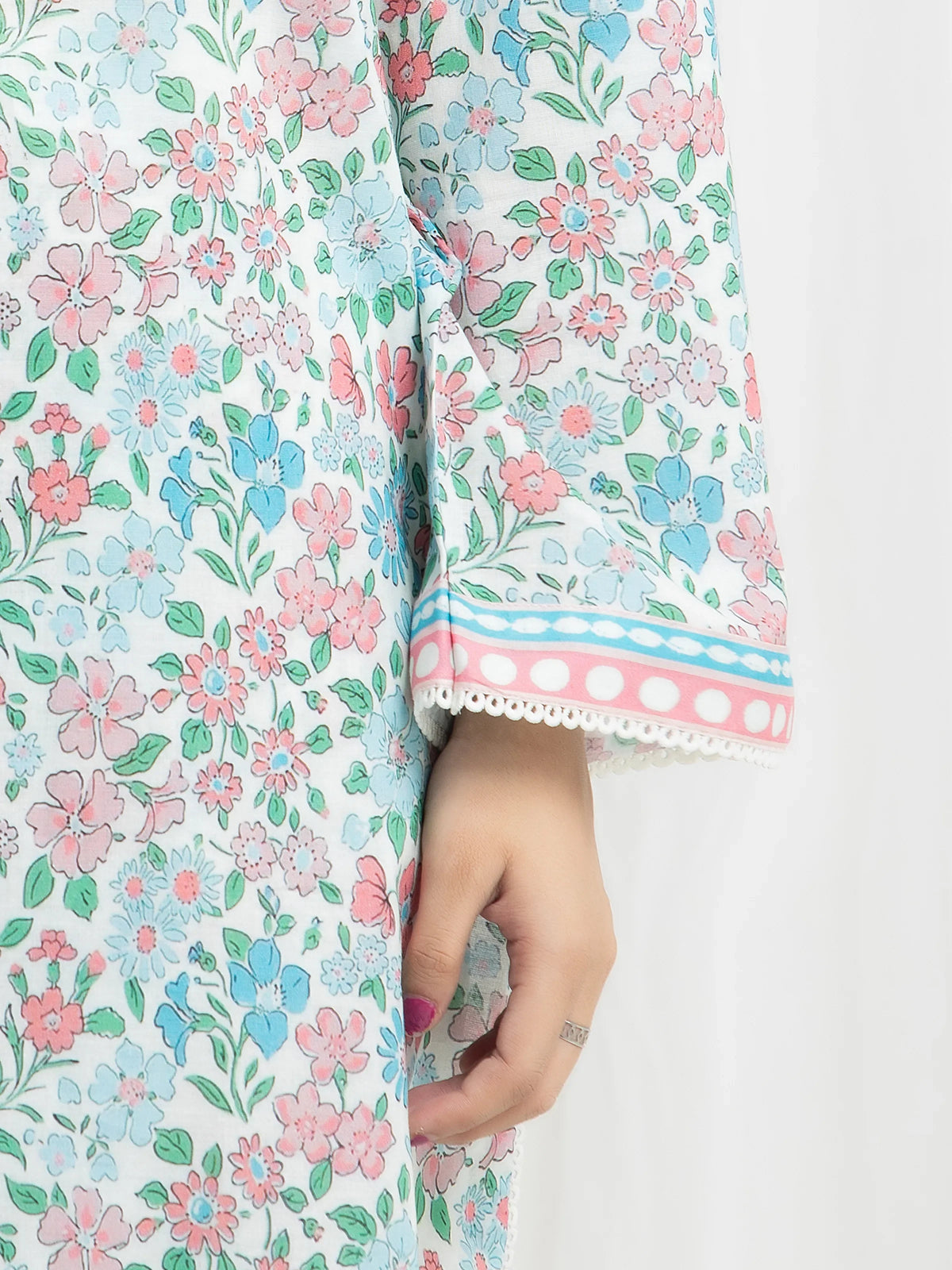 Printed Lawn Suit - EWU6A1-36771-3P