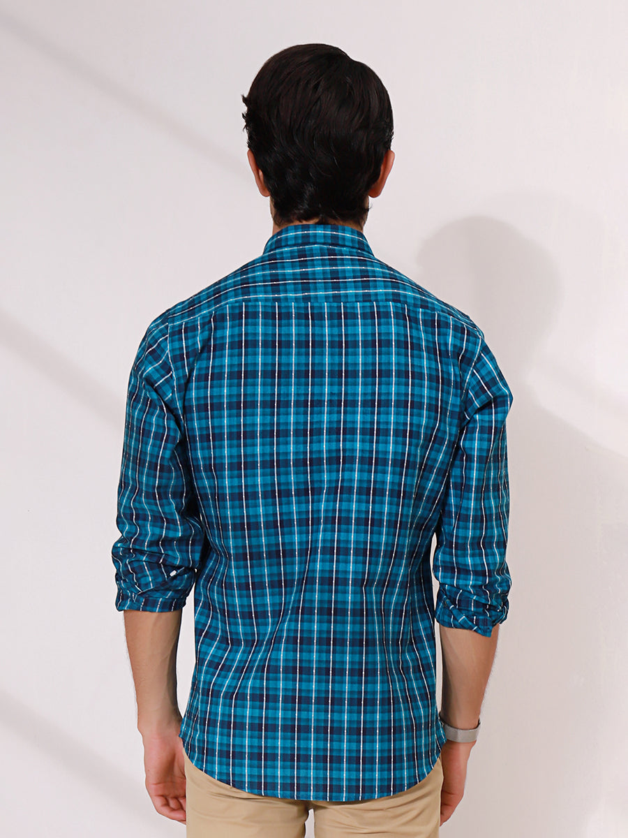 Men's Green Full Sleeve Casual Shirt - ACE 70117A (S21)
