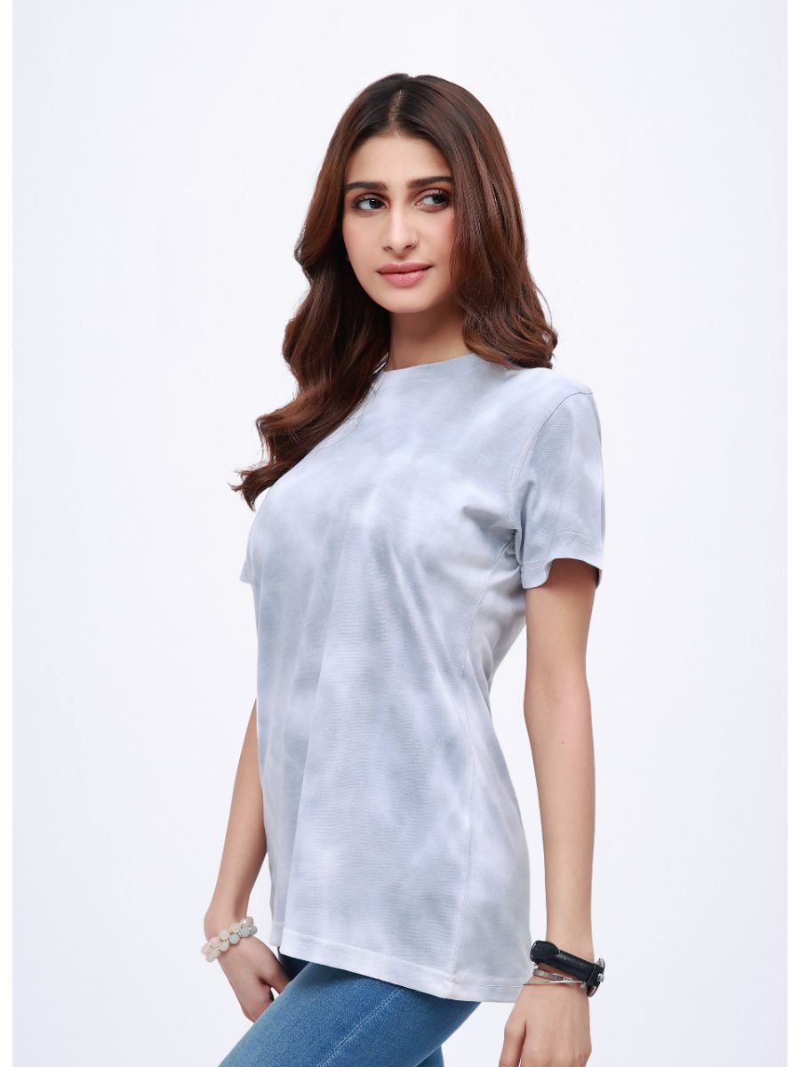 Grey Round Neck Half Sleeve T-Shirt - TS ACE T&D (S21)