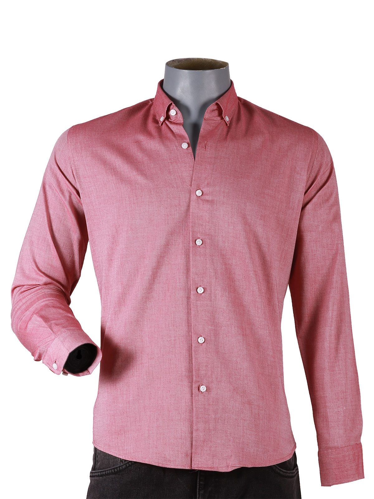 Men's Peach Full Sleeve Casual Shirt - ACE 70019 (W19)