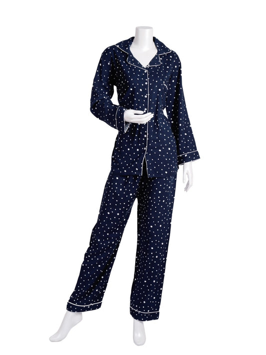 Women's Blue & White Night Suit - ACE 38001 (S20)