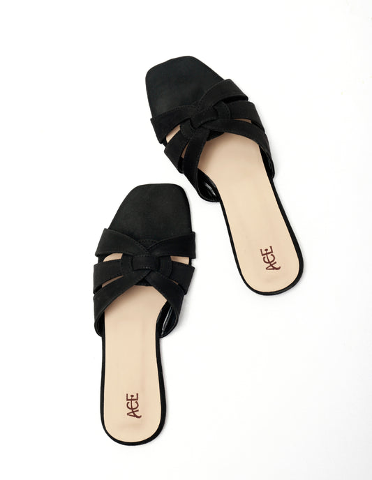 Women's Black Footwear -  ACE A1 (S20)