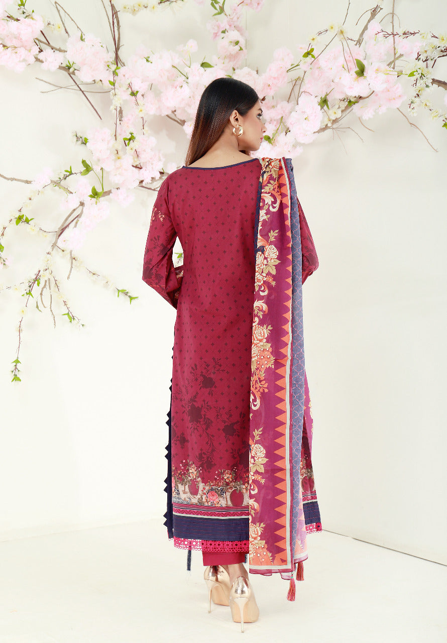 ACE 11065 (S21) Unstitched Printed Lawn 3 Piece