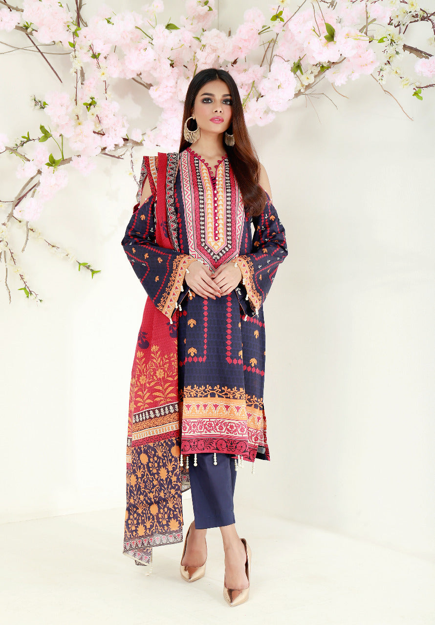 ACE 11069 (S21) Unstitched Printed Lawn 3 Piece
