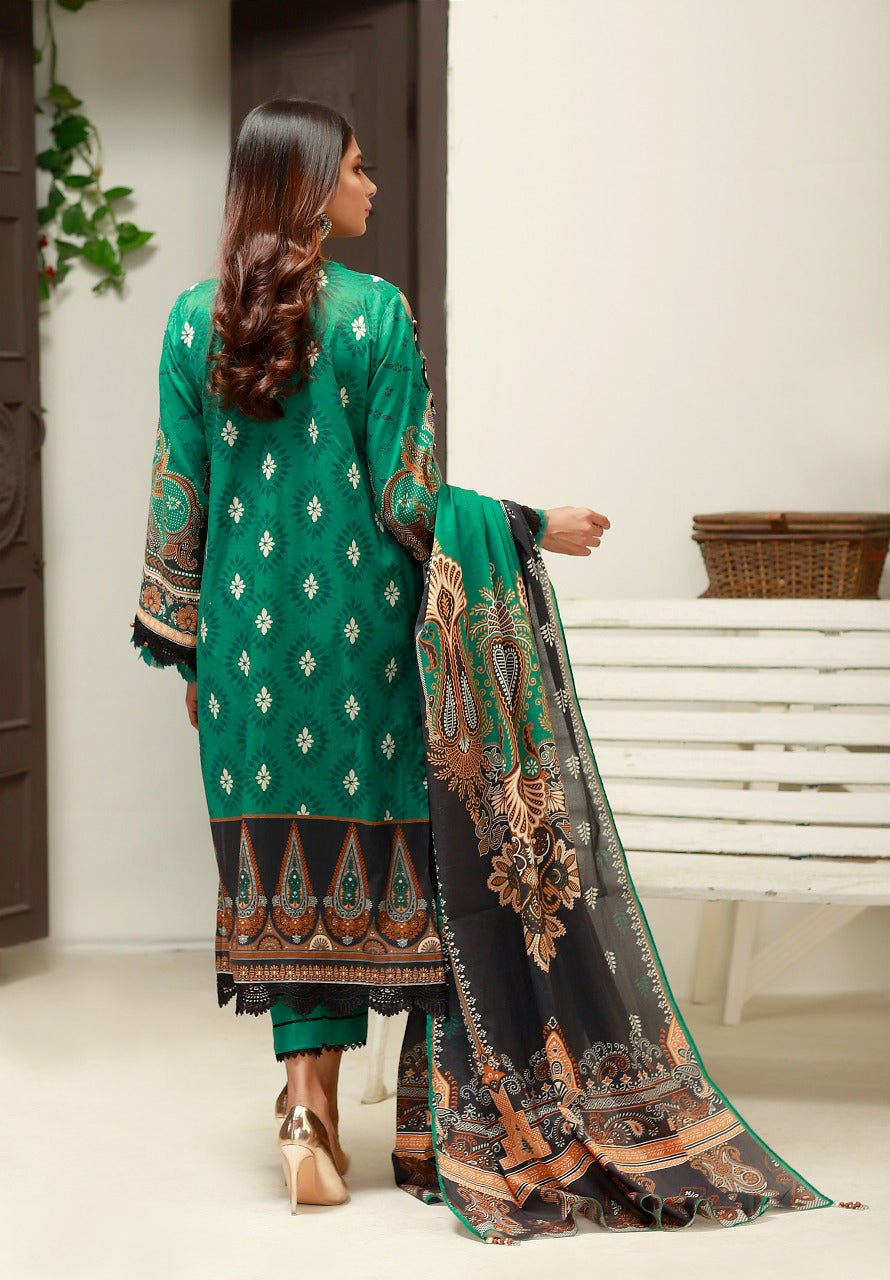 ACE 11093 (S21) Unstitched Printed Lawn 3 Piece