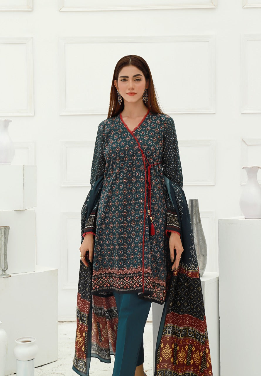 ACE 12030 (S21) Unstitched Printed Lawn 3 Piece