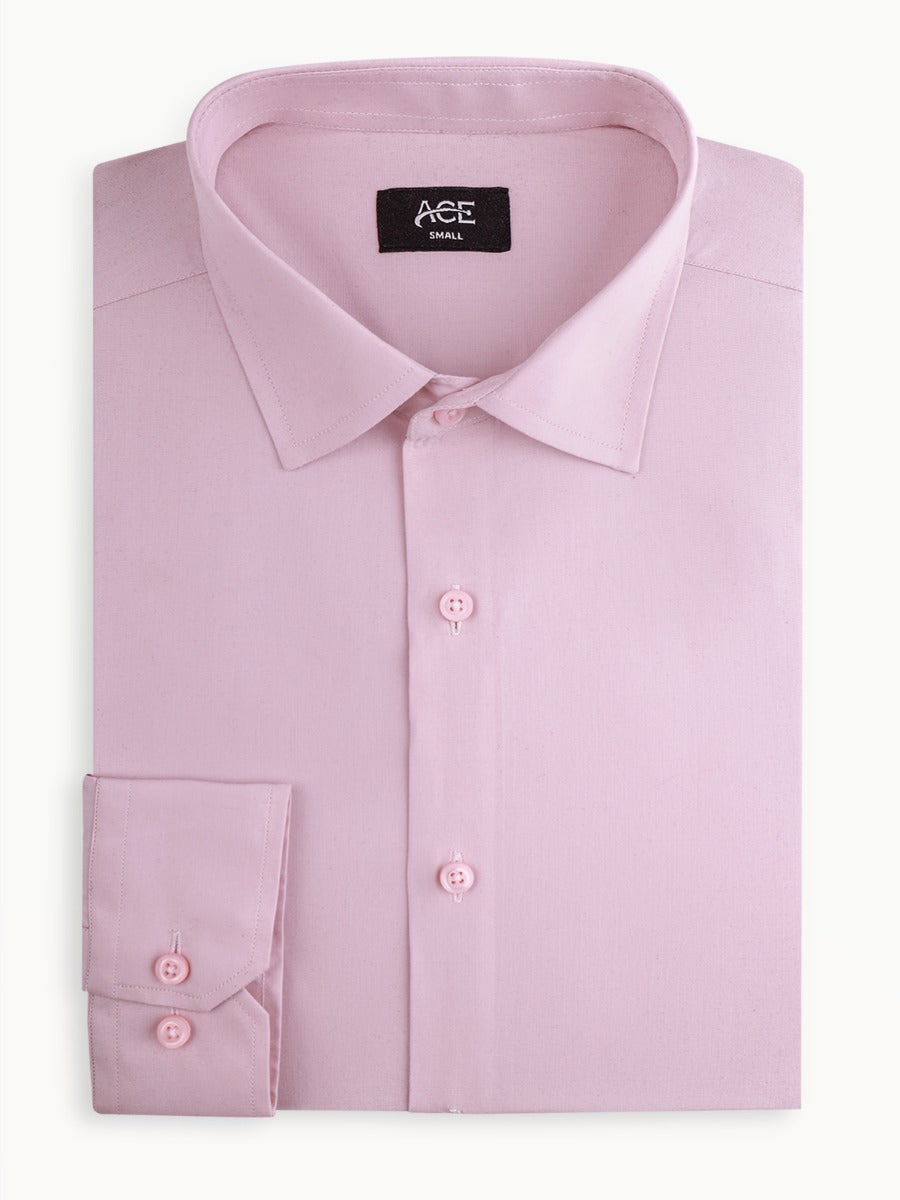 Men's Pink Full Sleeve Casual Shirt - AMTCSS22-094
