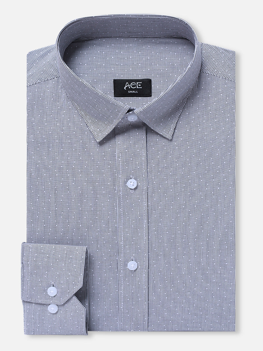 Men's Grey Full Sleeve Casual Shirt - AMTCSW21-042