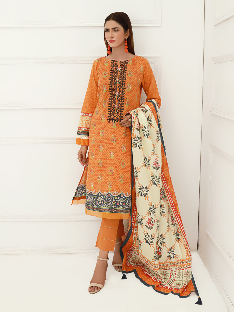 ACE 12024 (S21) Unstitched Embroidered Lawn 3 Piece