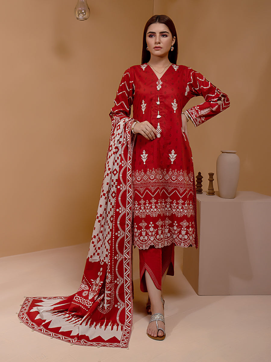 ACE 12071 (W21) Unstitched Embroidered Cambric 3 Piece