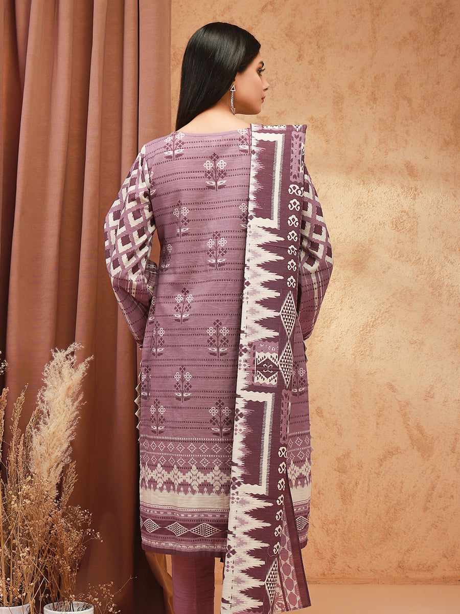 ACE 12144 (W21) Unstitched Embroidered Khaddar 3 Piece