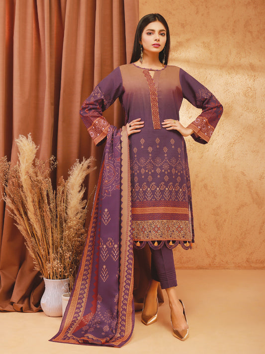 ACE 12216 (W21) Unstitched Embroidered Viscose 3 Piece