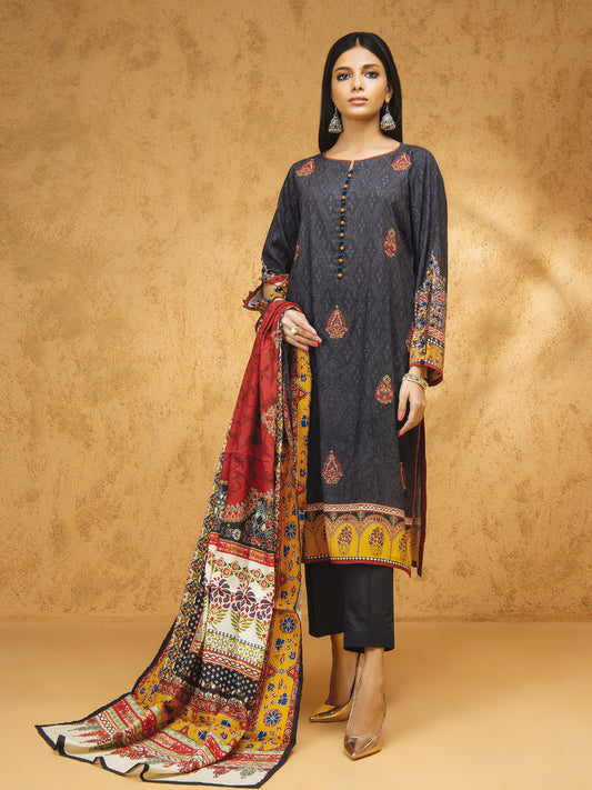 ACE 12220 (W21) Unstitched Embroidered Viscose 3 Piece