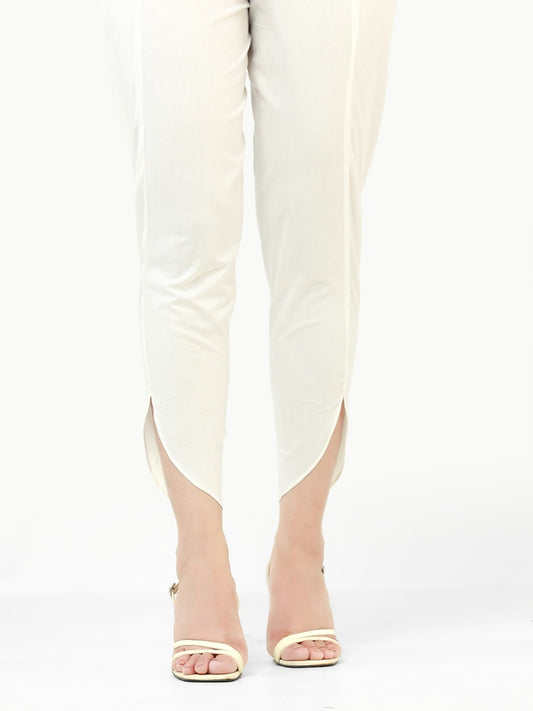 Women's White Trouser - A-WTS22-007