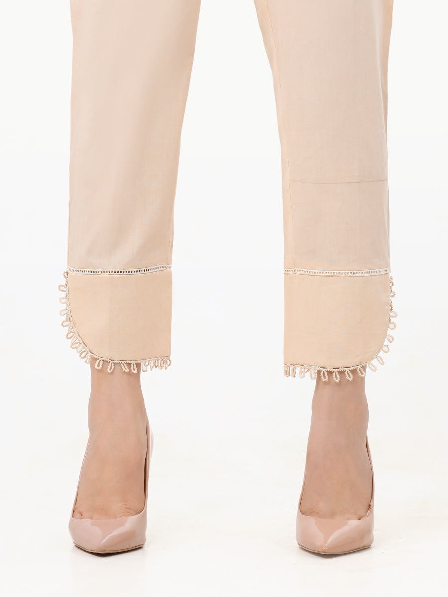 Women's Cream Trouser - A-WTS22-016