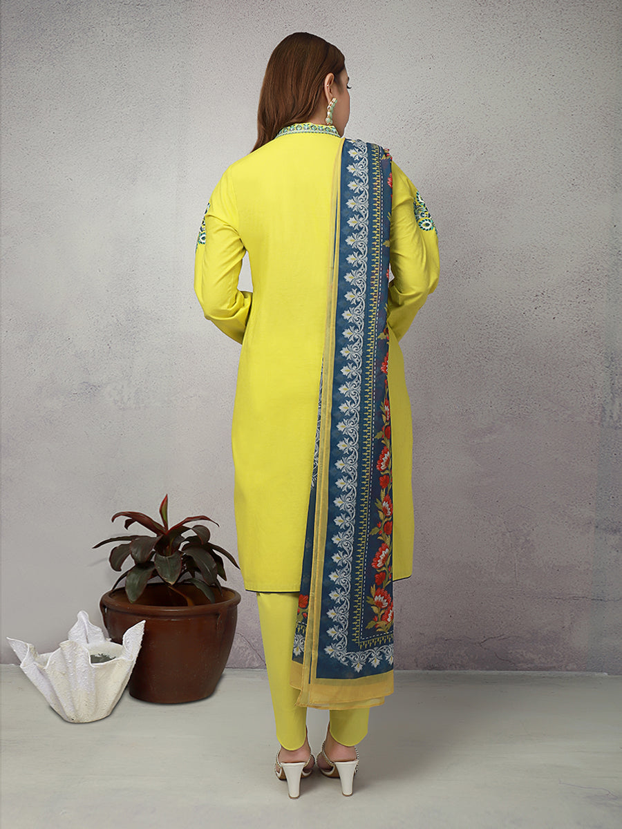 ACE 12086 (W21) Unstitched Embroidered Jacquard 3 Piece