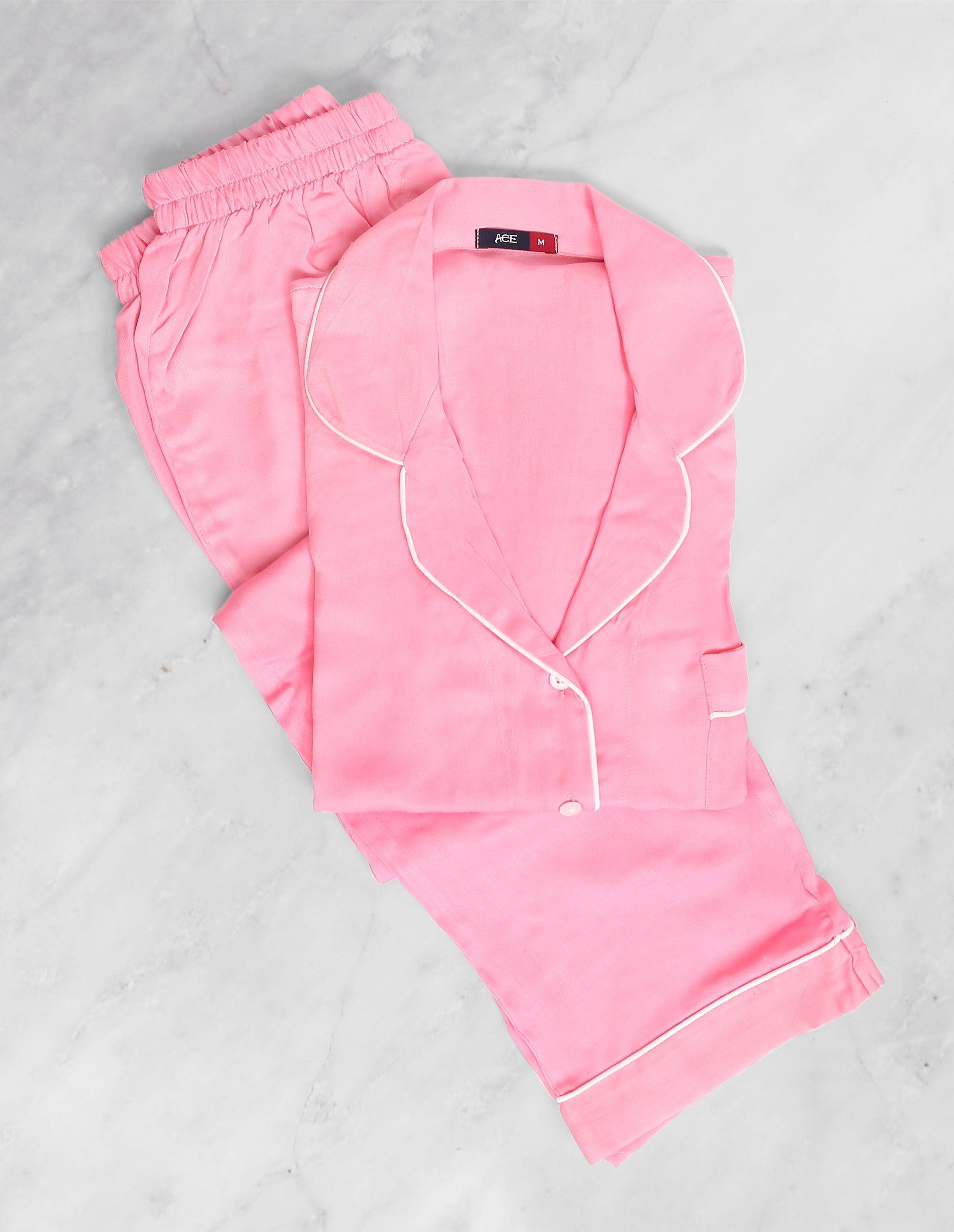Women's Pink Night Suit - ACE 38003K (S20)