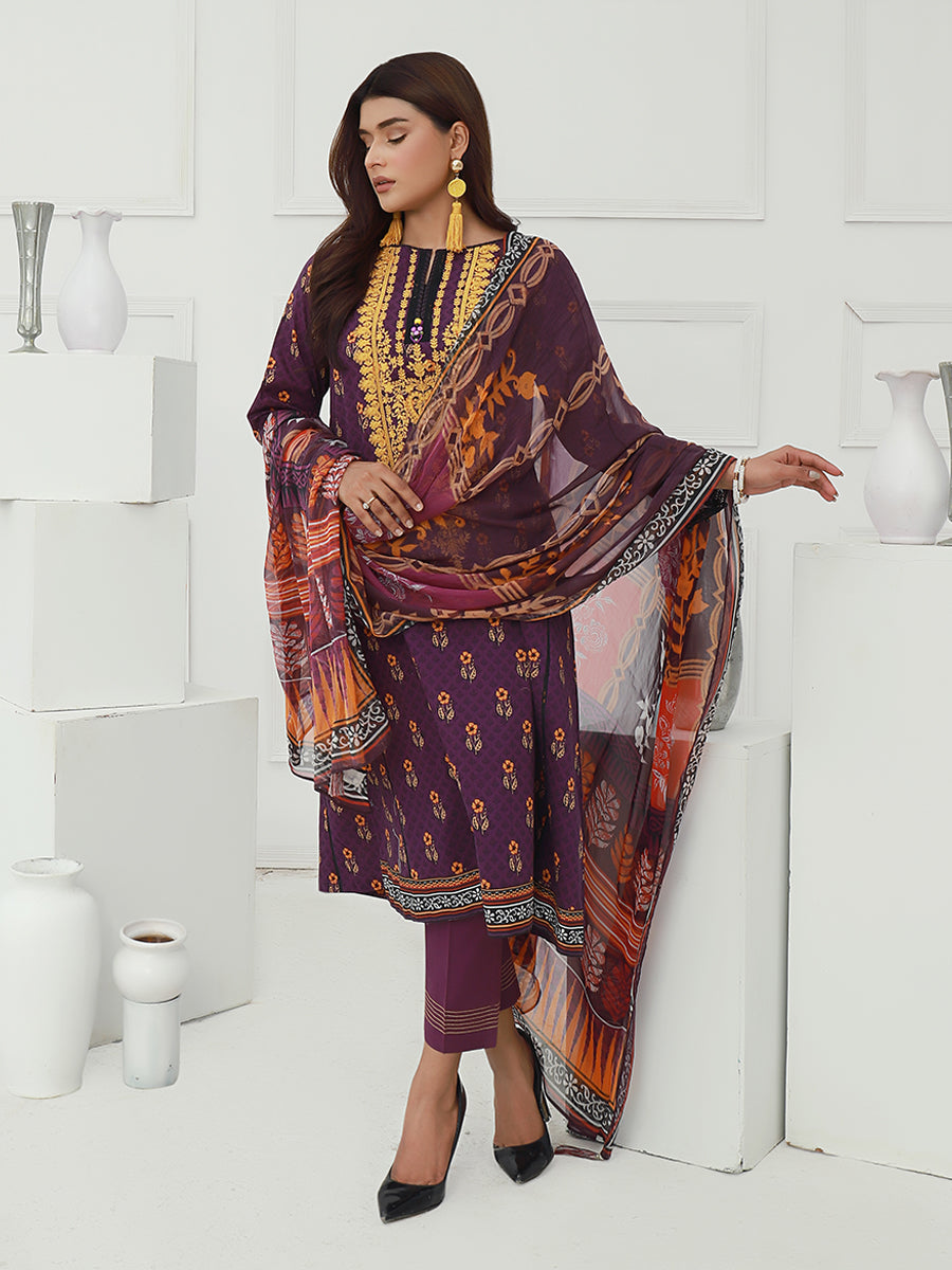 ACE 12062 (S21) Unstitched Embroidered Lawn 3 Piece