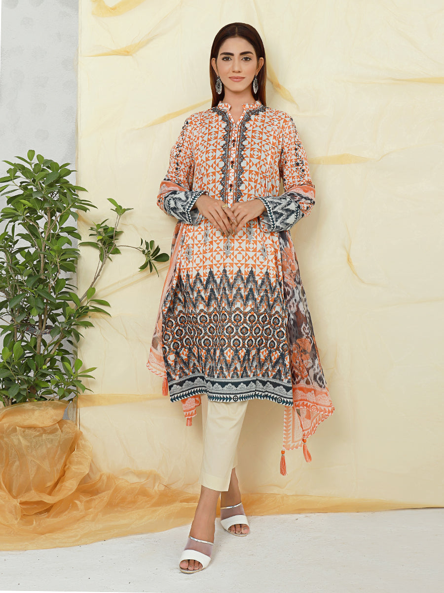 ACE 12051 (S21) Unstitched Embroidered Lawn 3 Piece