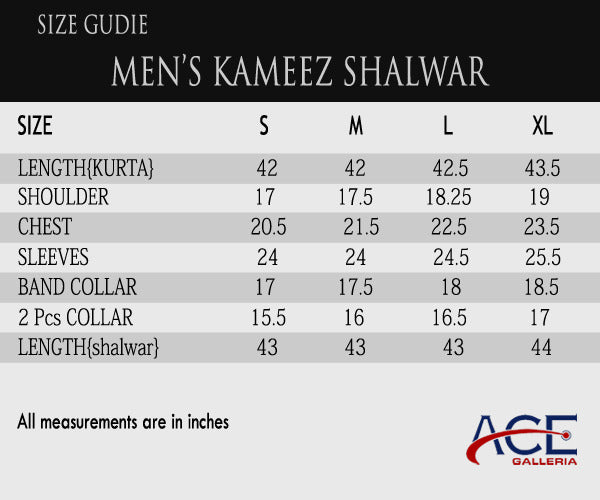 Men's Brown Shalwar Kameez - ACE 60116 (S21)