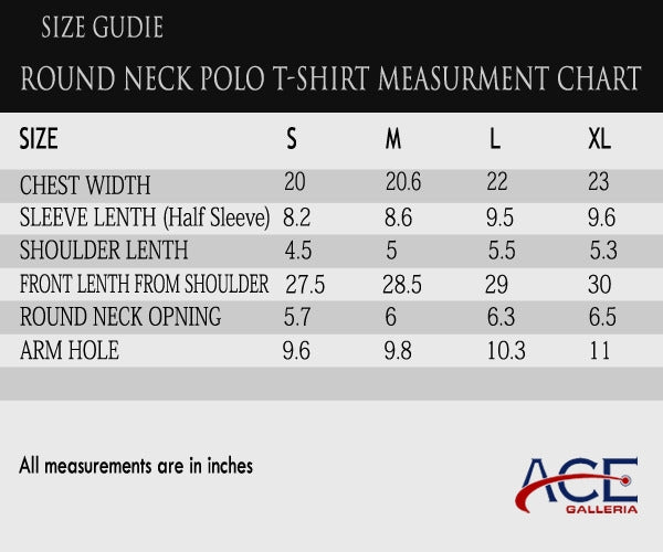 Men's Green Round Neck Half Sleeve T-Shirt - ACE 44001 (S20)