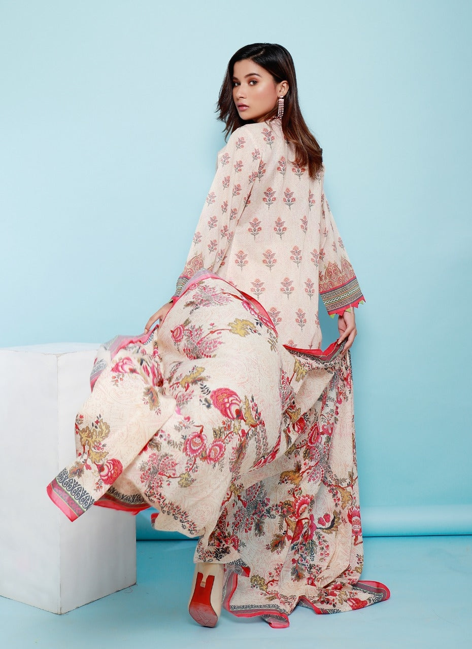 ACE 11023 (S20) Unstitched Printed Lawn 2 Piece