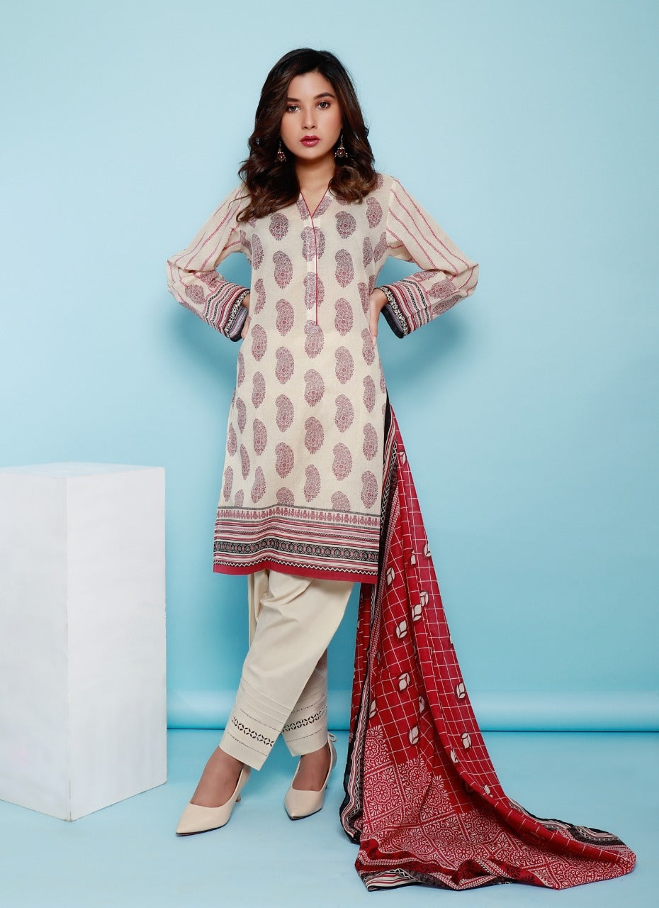 ACE 11024 (S20) Unstitched Printed Lawn 2 Piece