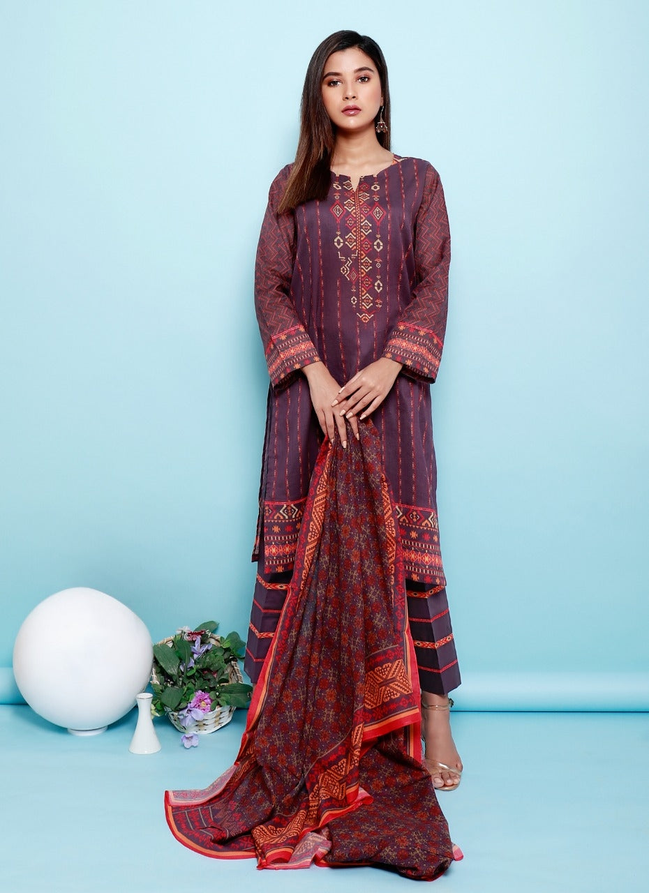 ACE 11035 (S20) Unstitched Printed Lawn 2 Piece