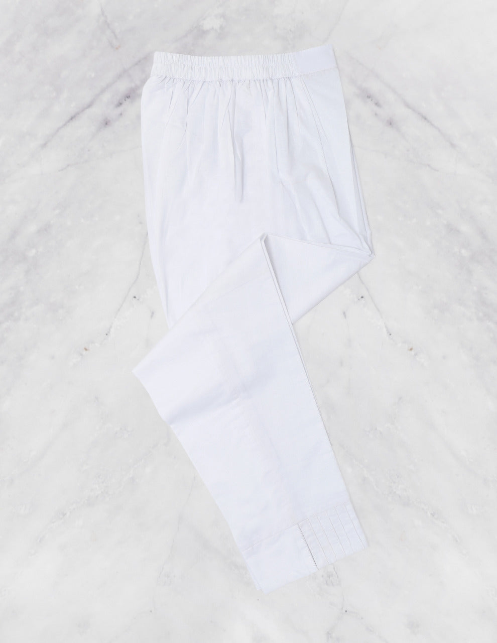 Women's White Trouser - ACE 17029B (S20)