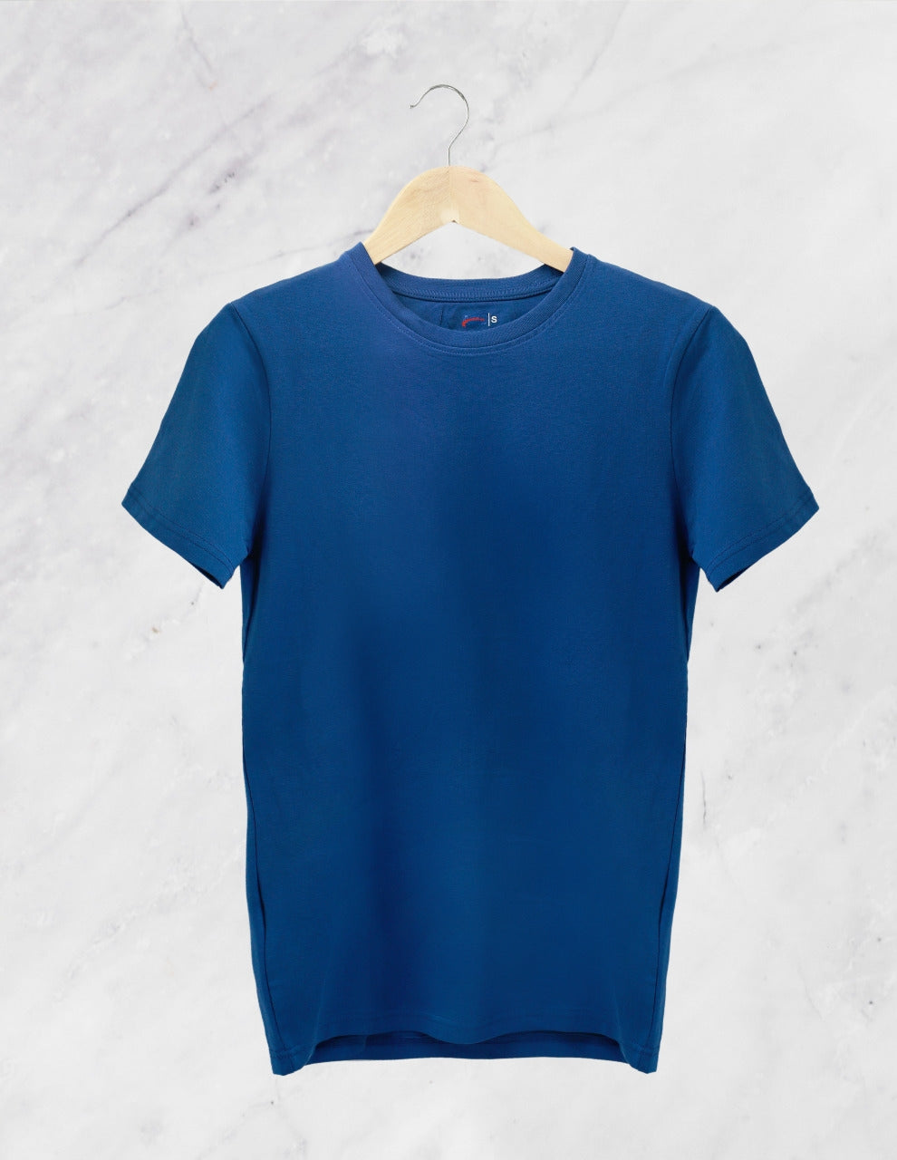 Men's Navy Blue Round Neck Half Sleeve T-Shirt - ACE 44001 (S20)