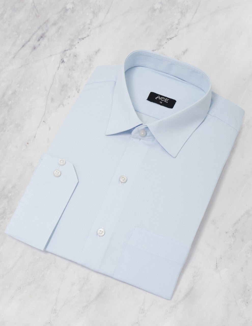Men's Blue Full Sleeve Formal Shirt - ACE 15036 (S20)