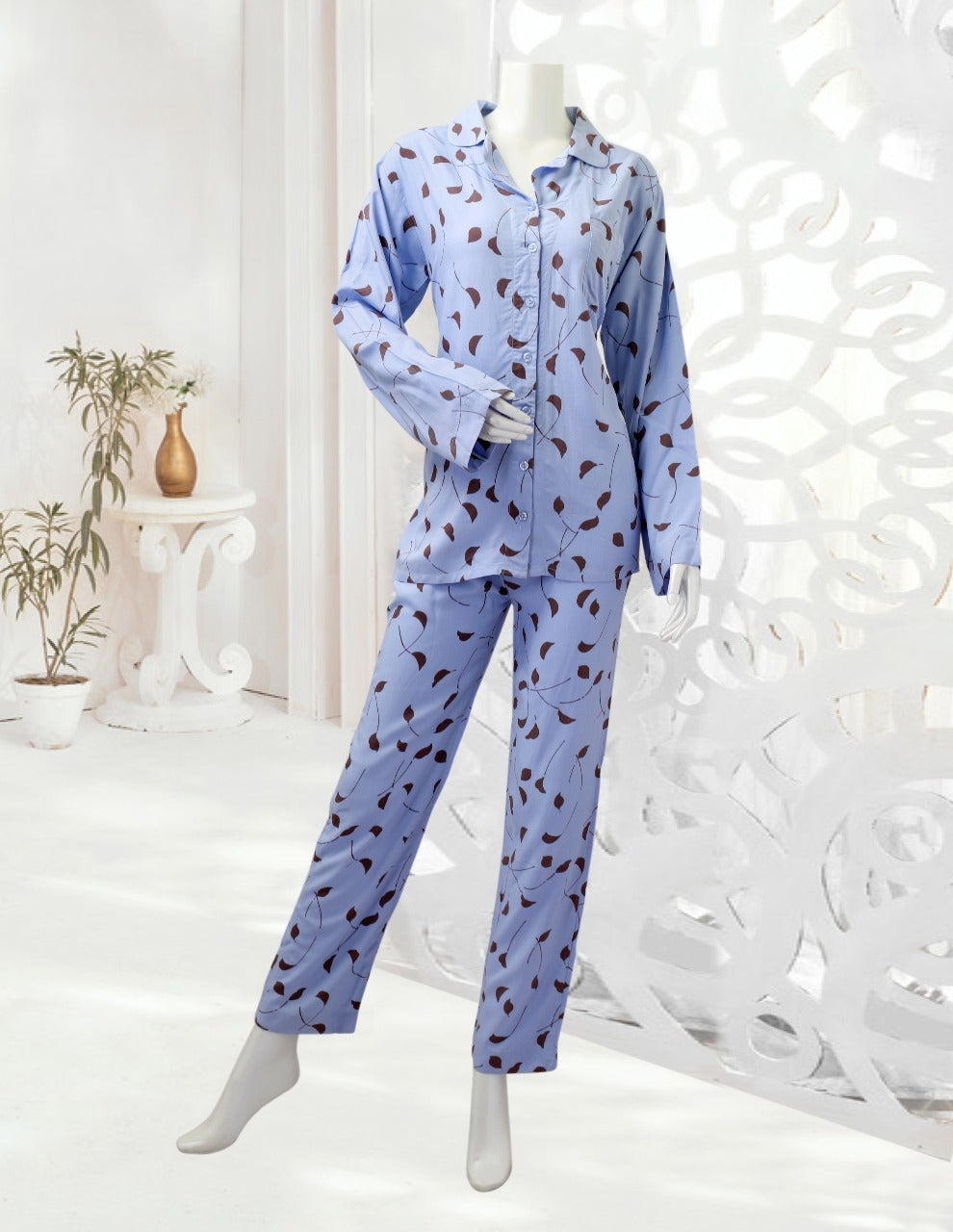 Women's Blue Night Suit - ACE 38010 (W20)