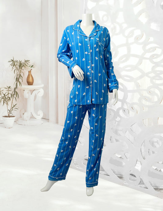 Women's Blue Night Suit - ACE 38007 (W20)