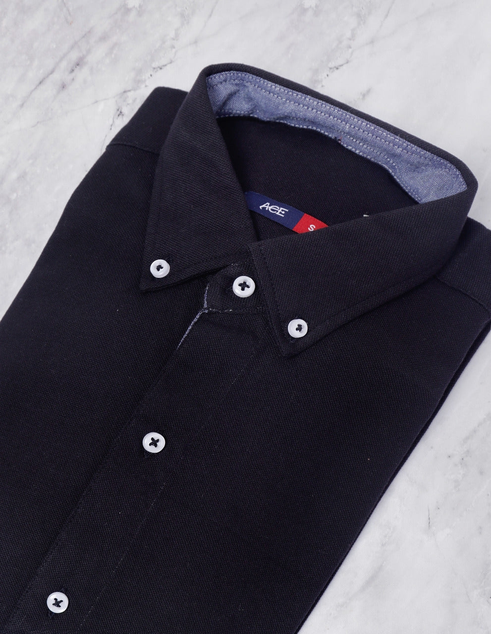 Men's Black Full Sleeve Casual Shirt - ACE 47001F (W20)